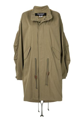 Junya Watanabe mix-print detail parka - Verde