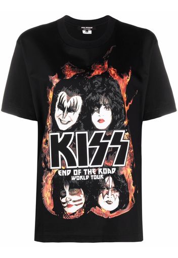 Junya Watanabe 'KISS' graphic t-shirt - Nero