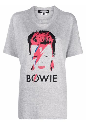 Junya Watanabe Bowie graphic-print T-shirt - Grigio