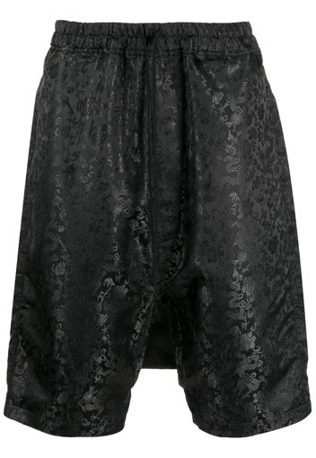 Junya Watanabe Shorts con stampa - Nero