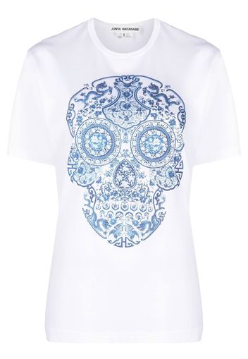 Junya Watanabe T-shirt con stampa - Bianco