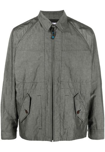 Junya Watanabe zip-up shirt jacket - Grigio