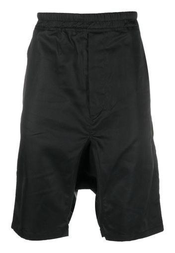 Junya Watanabe drop-crotch knee-length shorts - Nero