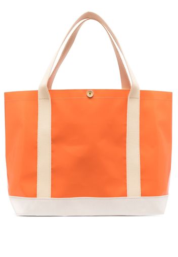 Junya Watanabe Borsa tote con stampa grafica - Arancione