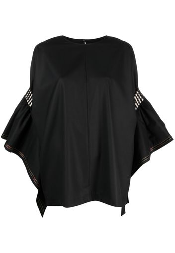 Junya Watanabe Blusa con decorazione - Nero