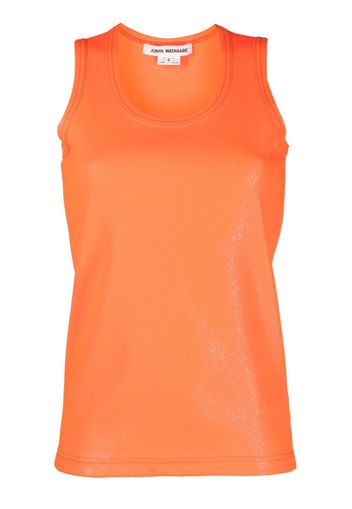 Junya Watanabe crew-neck tank top - Arancione