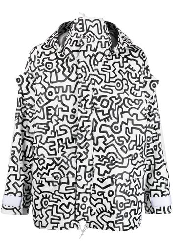 Junya Watanabe x Keith Haring graphic-print jacket - Bianco