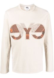 Junya Watanabe embroidered-design sweatshirt - Toni neutri