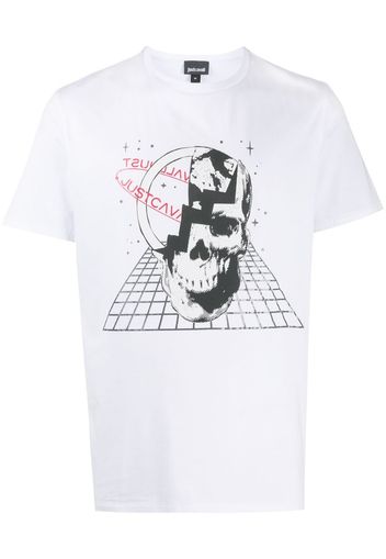 skull print T-shirt