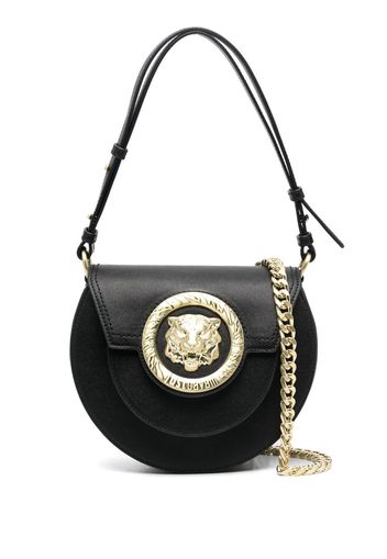 Just Cavalli Borsa a spalla con placca logo - Nero