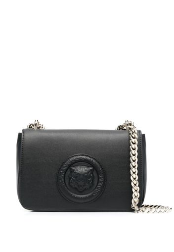 Just Cavalli embossed-logo crossbody bag - Nero