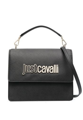 Just Cavalli logo-plaque crossbody bag - Nero