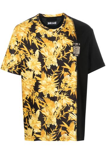 Just Cavalli floral-print T-shirt - Nero