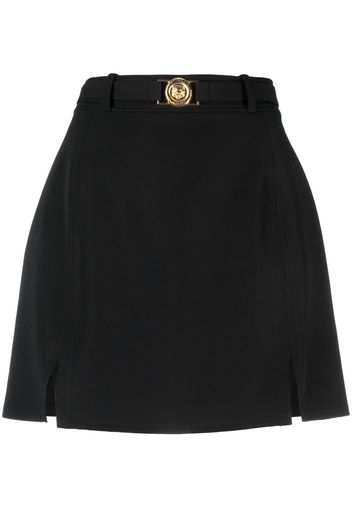 Just Cavalli jacquard-motif fitted skirt - Nero