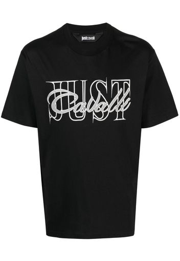 Just Cavalli T-shirt con stampa - Nero