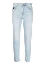 Just Cavalli logo-patch light-wash skinny jeans - Blu