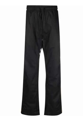 Just Don side stripe track trousers - Nero