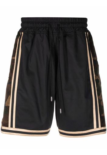 Just Don camo detail shorts - Nero