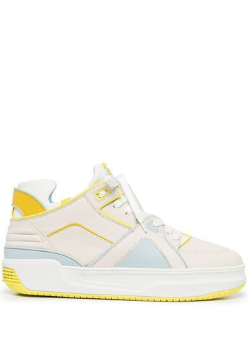 Just Don Tennis Courtside lace-up trainers - Bianco