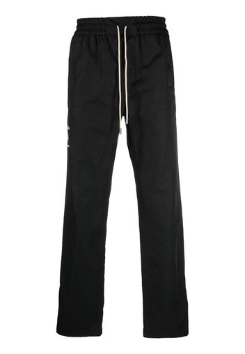 Just Don logo-embroidered track pants - Nero