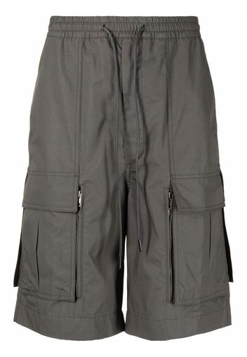 Juun.J zip pocket cargo shorts - Verde