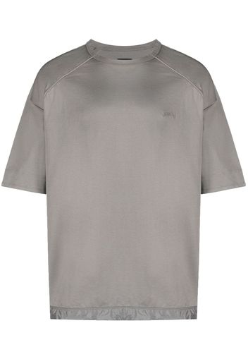 Juun.J T-shirt con ricamo - Grigio