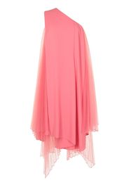 Juun.J pleated tulle one-shoulder dress - Rosa