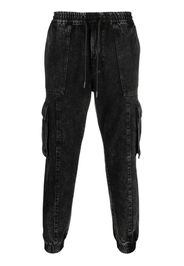 Juun.J cargo-pocket tapered jeans - Nero