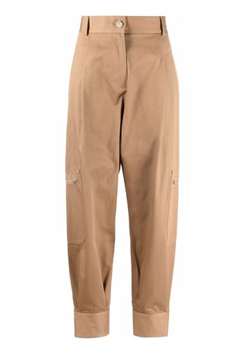 JW Anderson high-waist cargo trousers - Marrone