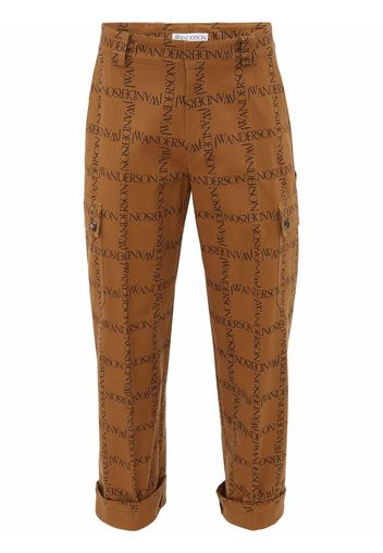 JW Anderson STRAIGHT LEG TROUSERS - Marrone