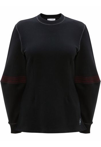 JW Anderson WIDE SLEEVE SWEATSHIRT - Nero