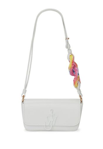 JW Anderson Borsa Tie Dye con catena - Bianco