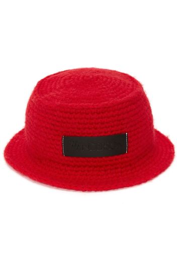 JW Anderson Cappello bucket con applicazione - Rosso