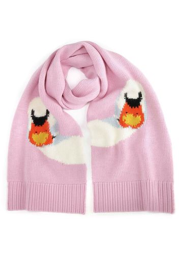 JW Anderson swan-knit scarf - Rosa