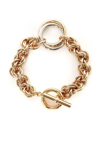 JW Anderson OVERSIZED LOOPS MULTI-LINK BRACELET - Oro