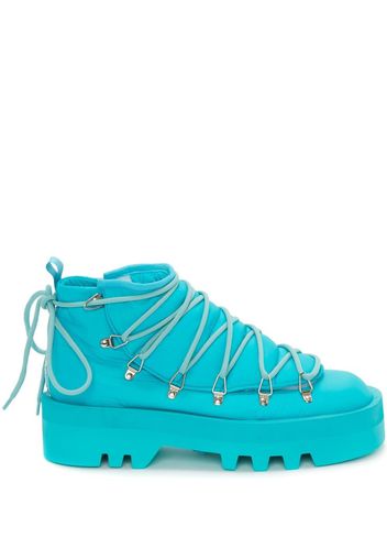 JW Anderson Stivali stringati imbottiti - Blu