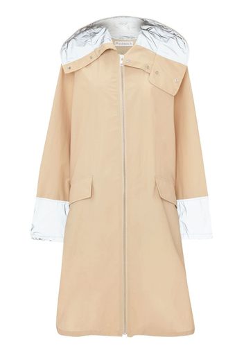 JW Anderson hooded zip-up coat - Toni neutri