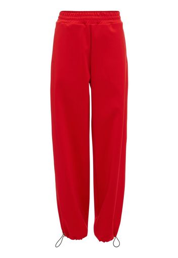 JW Anderson Pantaloni sportivi con coulisse - Rosso