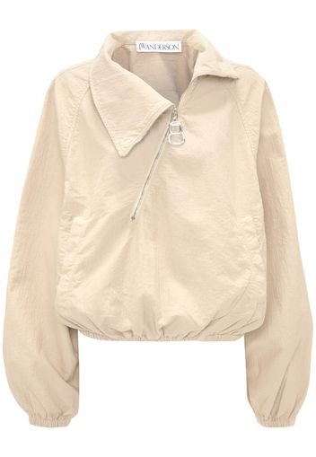 JW Anderson asymmetric puller blouson jacket - Toni neutri