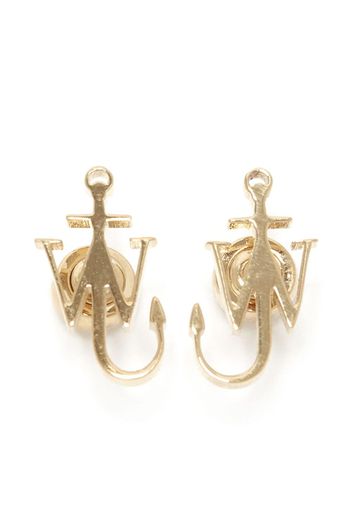 JW Anderson Anchor polished-finish earrings - Oro