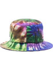 JW Anderson tie-dye logo bucket hat - Verde