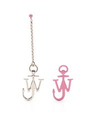 JW Anderson Orecchini Anchor asimmetrici - Argento