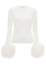 JW Anderson Maglione girocollo - Bianco