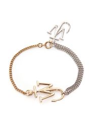 JW Anderson Bracciale con logo JW - Oro