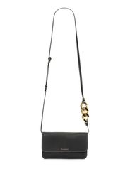 JW Anderson leather phone chain pouch - Nero