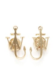 JW Anderson Anchor polished-finish earrings - Oro