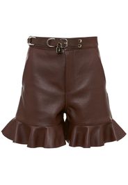 JW Anderson Shorts con ruches - Marrone