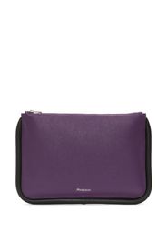 JW Anderson large Bumper leather pouch - Viola