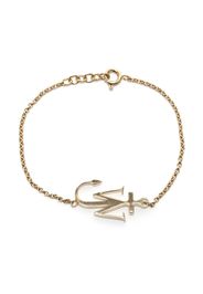 JW Anderson Anchor logo-charm bracelet - Oro