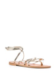 K. Jacques ankle-strap flat sandals - Oro